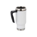 Cana pentru sublimare 17oz (510ml) din otel inoxidabil alb complet cu insertie din plastic