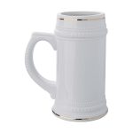 Cana pentru sublimare 22oz (660ml) de bere cu margine aurie