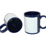 Cana pentru sublimare colorata complect 11oz (330ml) albastra