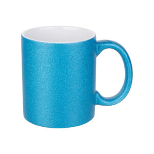 Cana pentru sublimare 11oz (330ml) cu straluci albastra