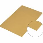 Aluminium Board (20*30cm/0.5mm) Mirror Gold