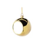 Christmas Ball Ornament Round 8cm GOLD