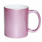 Кружка сублимационная 11oz (330 мл) сверкающая розовая