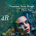 Photo paper glossy Satin Rough 4Print Premium, 260g 4R (10x15) RC