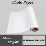 Hartie foto mata 4Print 128g 910mm*50m