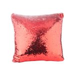Fata de perna pentru sublimare cu paiete 40*40 cm (rosu si alb)
