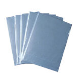 Foi de plastic PVC argintii 0.3mm