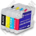 Refillable cartridges for Brother LC41/47/900/950