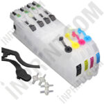 Refillable cartridges for Brother LC39/LC985/LC1100 Long