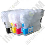 Refillable cartridges
 for Brother LC970/LC1000 Short