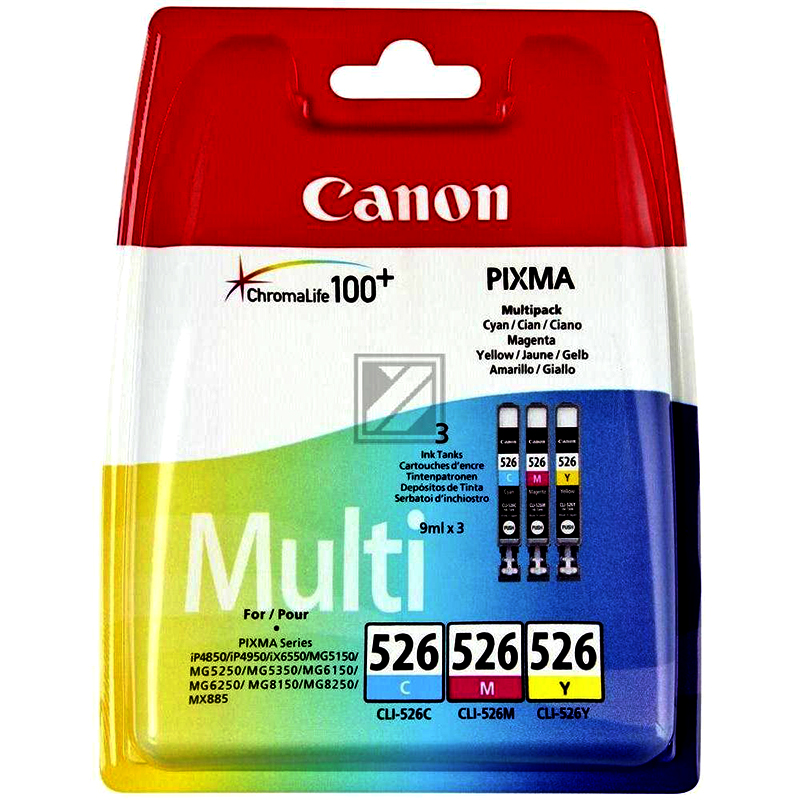 Canon CLI 526 MultiPack Cyan Magenta Yellow Original | INPRINT COM