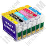 Refillable cartridges
 for EPSON Stylus T50 (T0821N-T0826N)