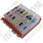 Refillable cartridges
 for CANON IP6150/8150 (PGI-525/CLI-526 6colors) with ARC chip