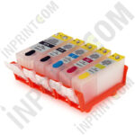 Refillable cartridges for
 CANON IP4600 (PGI-520/CLI-521) with ARC chip