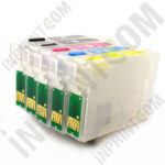 Refillable cartridges
 for EPSON Stylus SX525 (T1291-T1294)