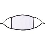 Sublimation Face Mask (Black edge/Black Elastic)