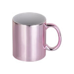 Кружка сублимационная 11oz (330 мл) розовый метталик