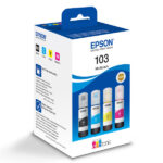 Cerneala originala EPSON L1110/L3100 CMYK pack 103 (T00S64A)