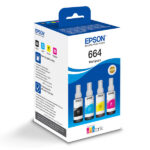 Cerneala originala EPSON L100/L200 CMYK pack (T6646)
