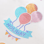 Faux Rhinestone Transfer Sheet BALLOON (6*8cm)