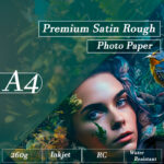 Photo paper glossy Satin Rough Rough 4Print Premium 260g A4 RC