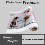 Hartie foto lucioasa 4Print 260g RC 910mm*30m