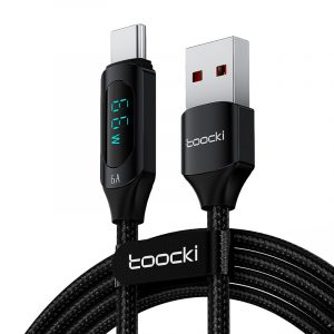 Cablu USB Type-C to Type-A cu display Toocki