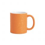 Mug 11oz Crackle finish ORANGE