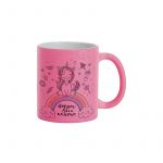 Mug 11oz Crackle finish PINK - Image 2