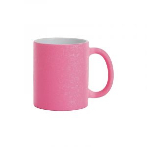 Mug 11oz Crackle finish PINK