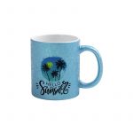 Mug 11oz Crackle finish BLUE - Image 2