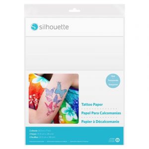 Temporary Tattoo Paper Clear Silhouette