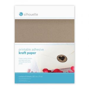 Sticker Paper Kraft Silhouette