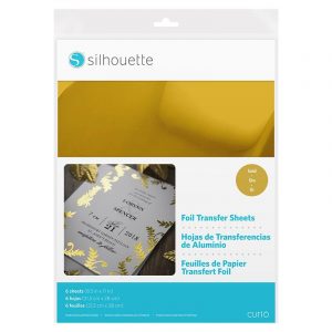 Foil Transfer Sheets Gold Silhouette