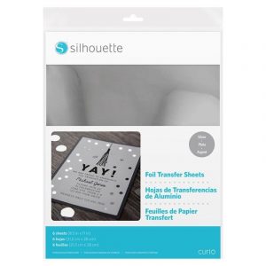 Pelicula de embosare argintie Silhouette