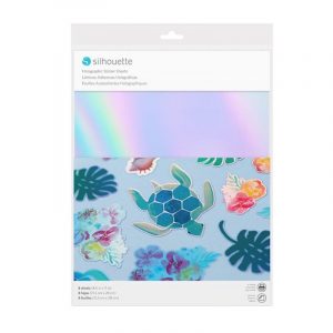 Sticker Paper Holographic Silhouette
