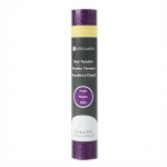 Pelicula termo-transfer Glitter Purple Silhouette